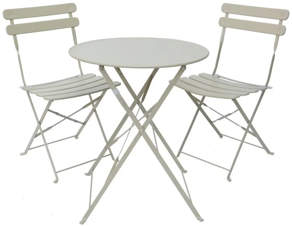 ROJAPLAST Bistro set, béžový