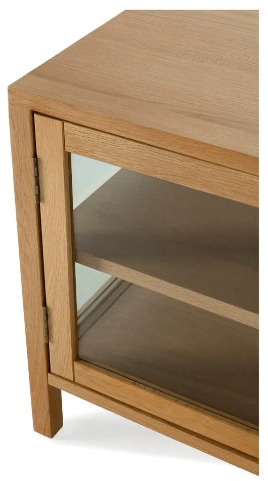 TV stolík v dekore duba v prírodnej farbe 160x50x40 cm Ceci – MOME