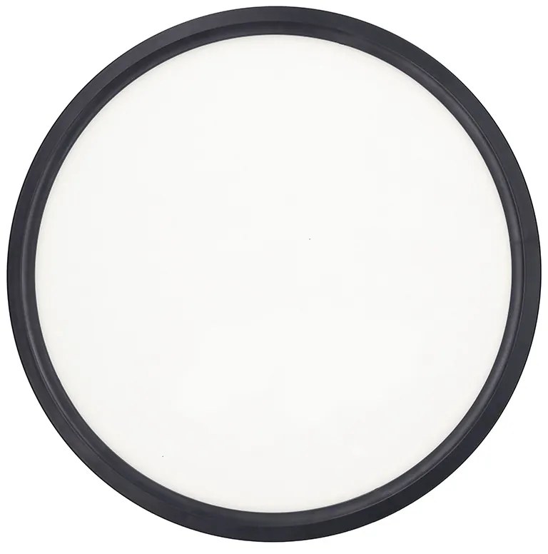 SOLIGHT LED osvetlenie s diaľkovým ovládačom Estela Black, 36W, 2700lm, 30cm, CCT