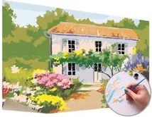 Maľovanie podľa čísel NA PRIEDOMÍ – stredná náročnosť 60x40