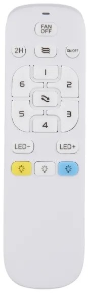 Globo 67243-30BF-LED Stmievateľné stropné svietidlo s ventilátorom TATIANA 38W/230V 3000-6500K+DO