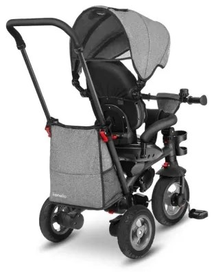 Lionelo - Detská trojkolka TRIS sivá