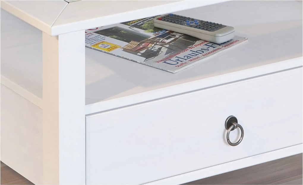 Sconto Konferenčný stolík ROMANCE biela