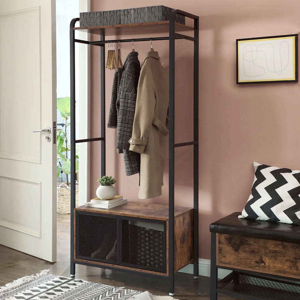 Vešiakový stojan s botníkom VASAGLE HSR22BX