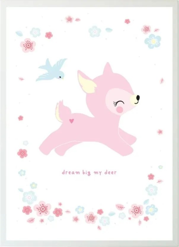 Plagát do detskej izby srnka 50x70 cm