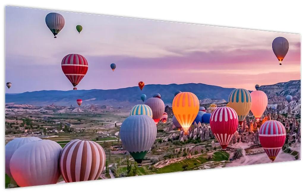 Obraz - Teplovzdušné balóny (120x50 cm)