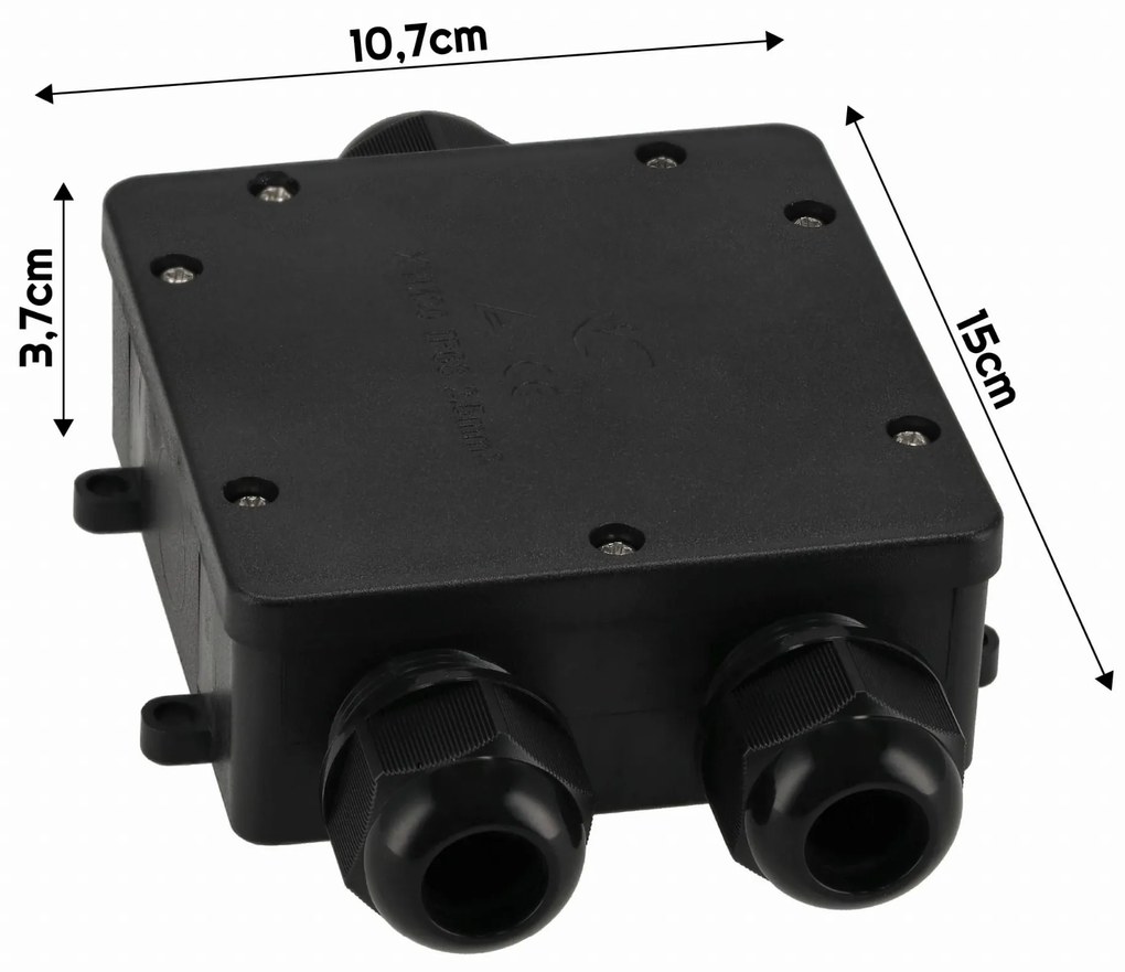 BERGE Hermetická krabica IP68 s 5 PIN konektorom