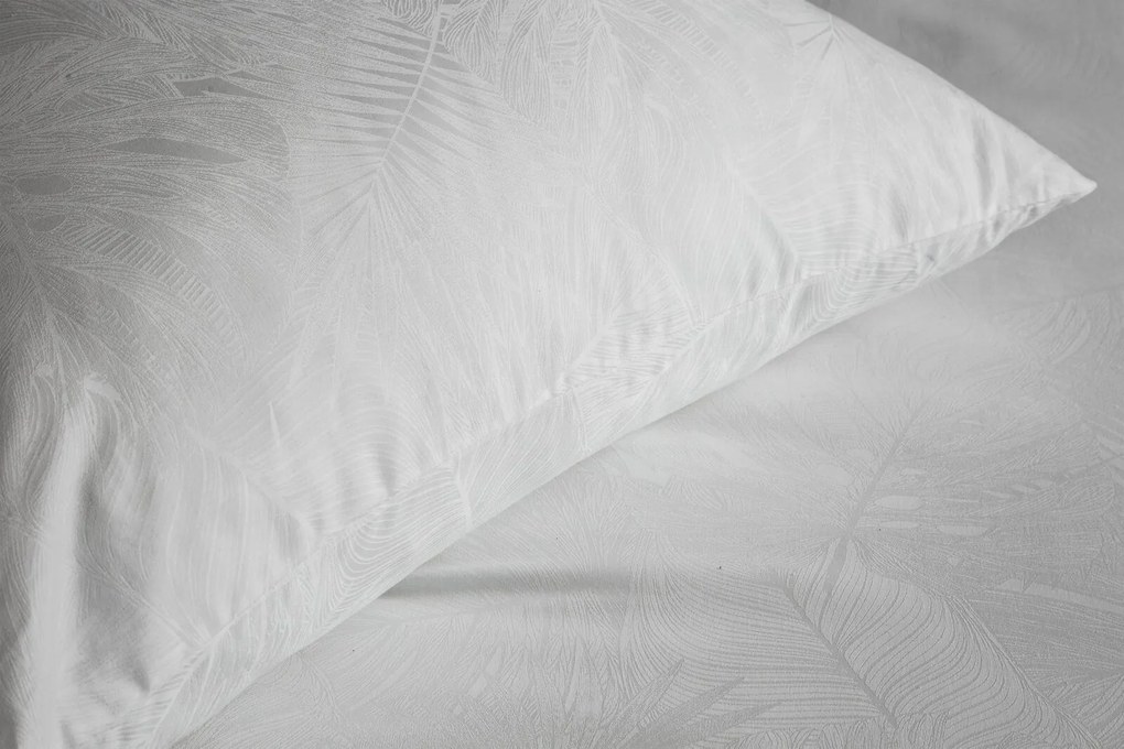 ŽAKÁROVÉ OBLIEČKY DAMASK01 200X220 CM, 2 KS 70X80 CM BIELA