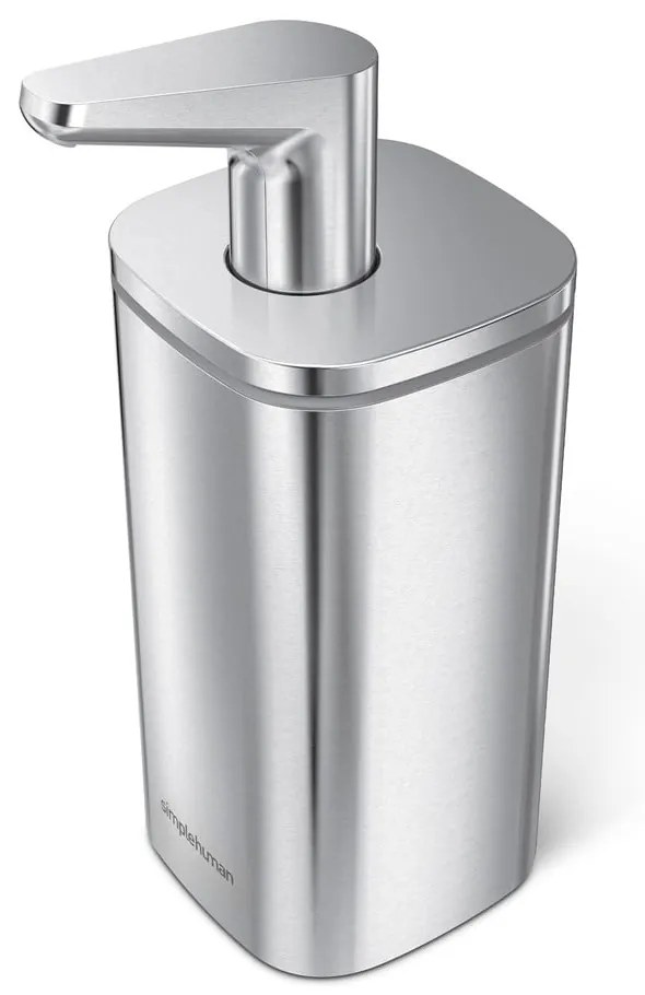 Dávkovač mydla z nerezovej ocele v striebornej farbe 295 ml - simplehuman