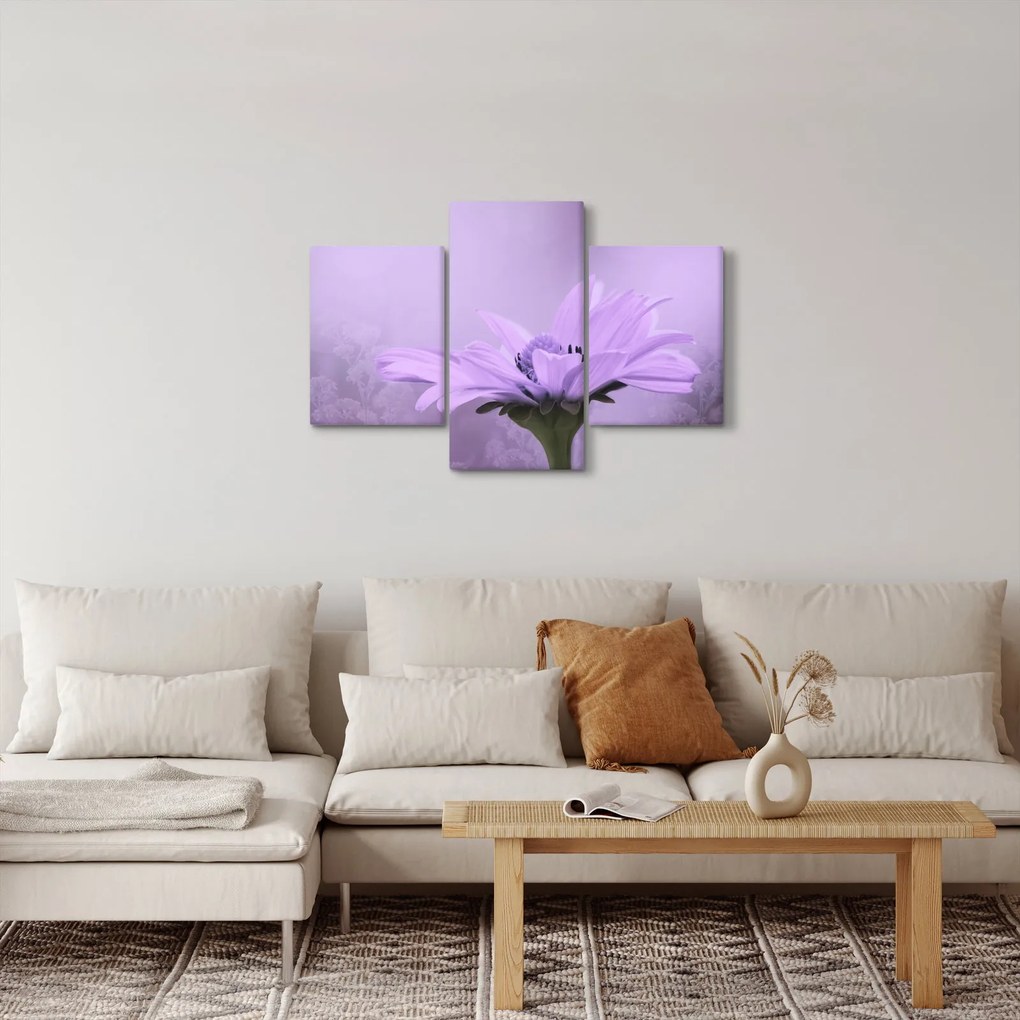 Obraz - Fialový kvet (90x60 cm)
