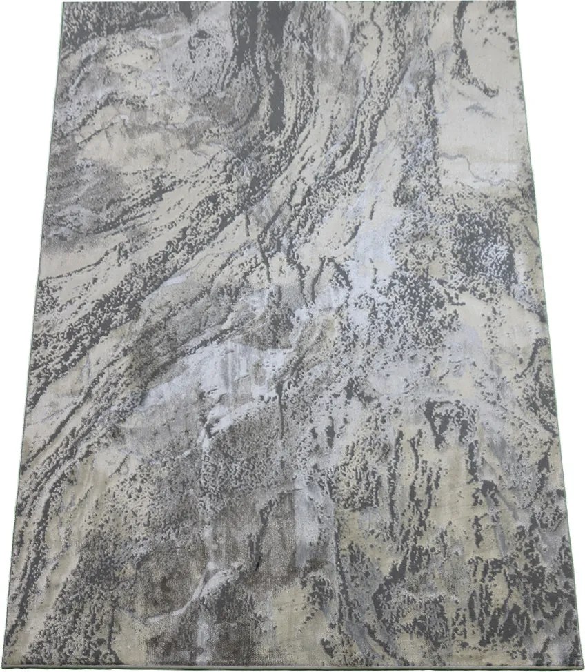 Koberec Allianz 6307 GREY – sivý obdĺžnikový koberec s vzorom Rozmer: 240x330 cm