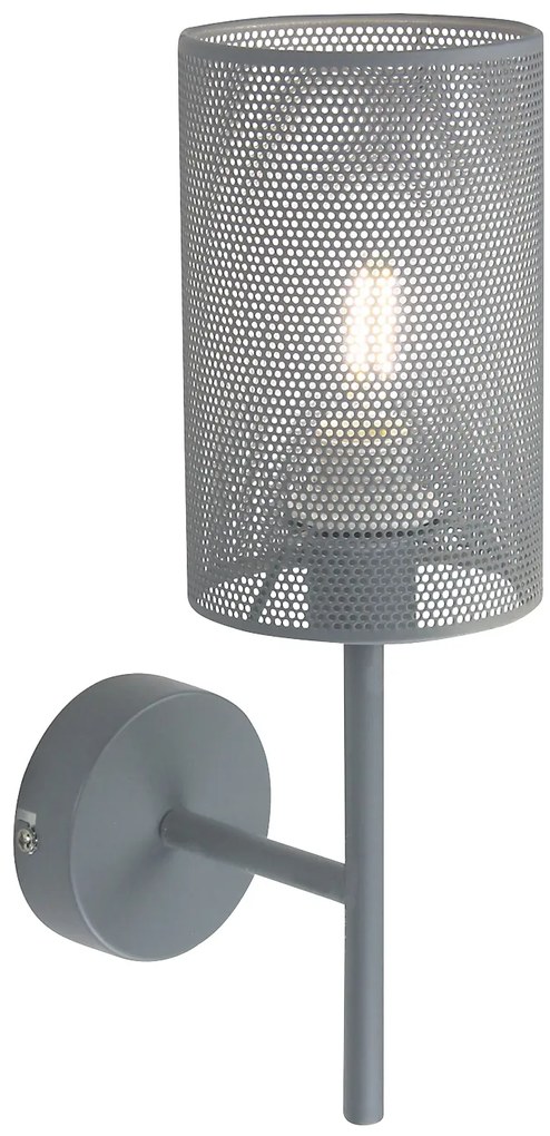 RABALUX Dizajnové nástenné osvetlenie CALLIA, 1xE14, 25W, šedé