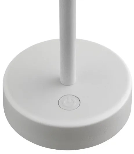 Nordlux - LED Stmievateľná nabíjacia stolná lampa ELLEN LED/2,8W/3,7V IP44 biela