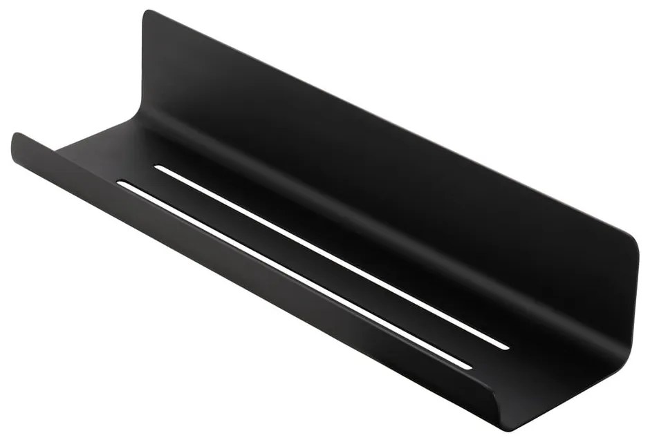 Čierna nástenná oceľová kúpeľňová polička Modo – Blomus