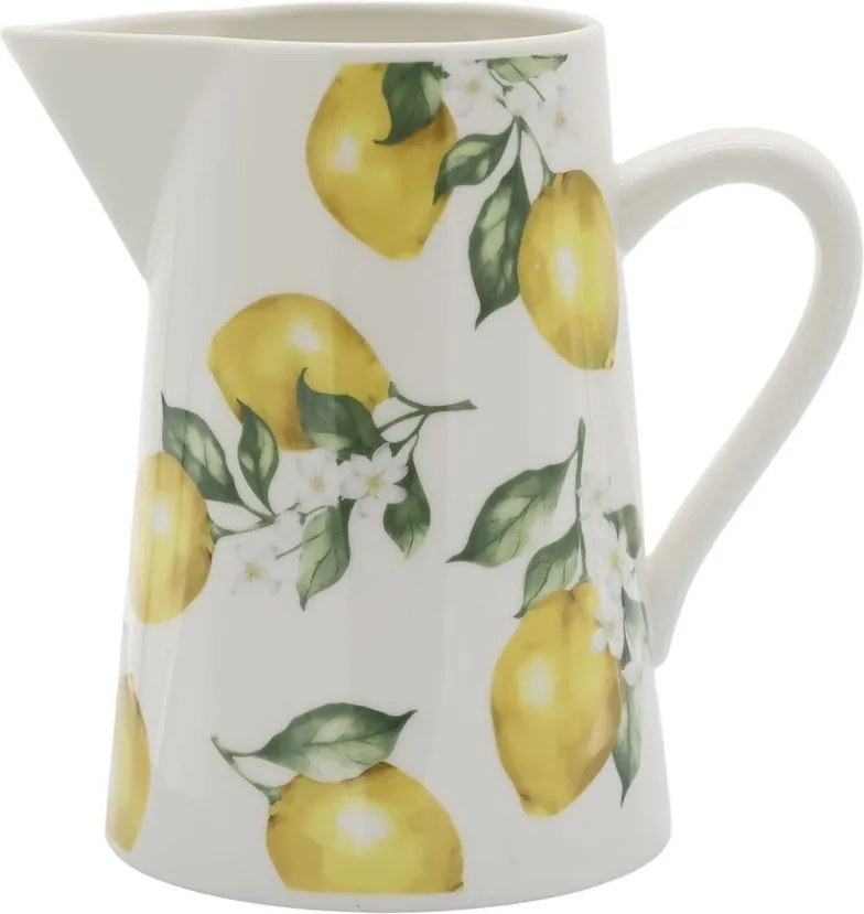 Porcelánová misa s citrónmi Maison Limone Blossom - Ø 24*7 cm / 1400 ml