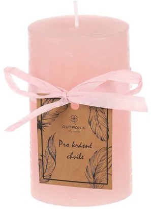Sviečka 10 cm SVW1404 PINK ružová