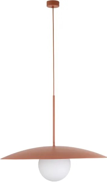 Luster na lanku SLATE 1xE27/15W/230V pr. 65 cm tehlová