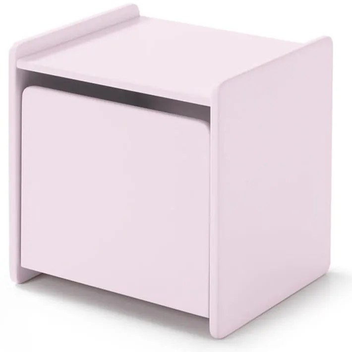 Ružový nočný stolík Vipack Kiddy