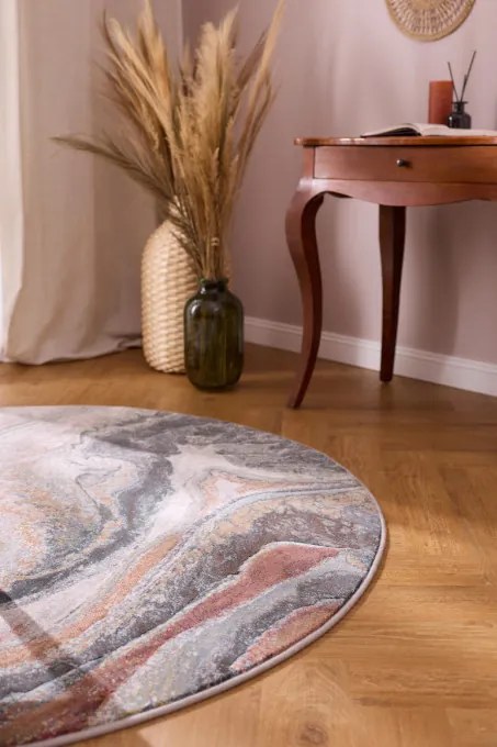 Koberec RAGOLLE Argentum 63618 7270 kruh