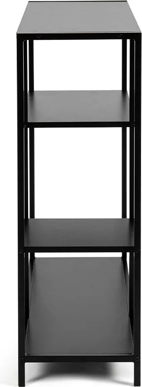 Noela Knižnica regál ARCANA 86x80 čierna