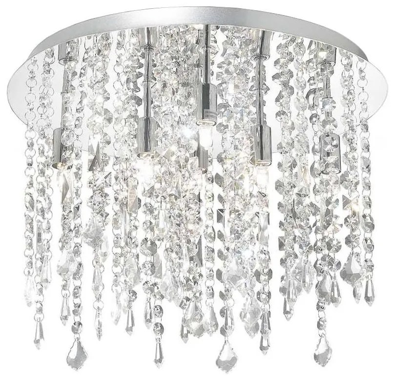 Ideal Lux - LED Krištáľové stropné svietidlo ROYAL 8xG9/3W/230V pr. 40 cm