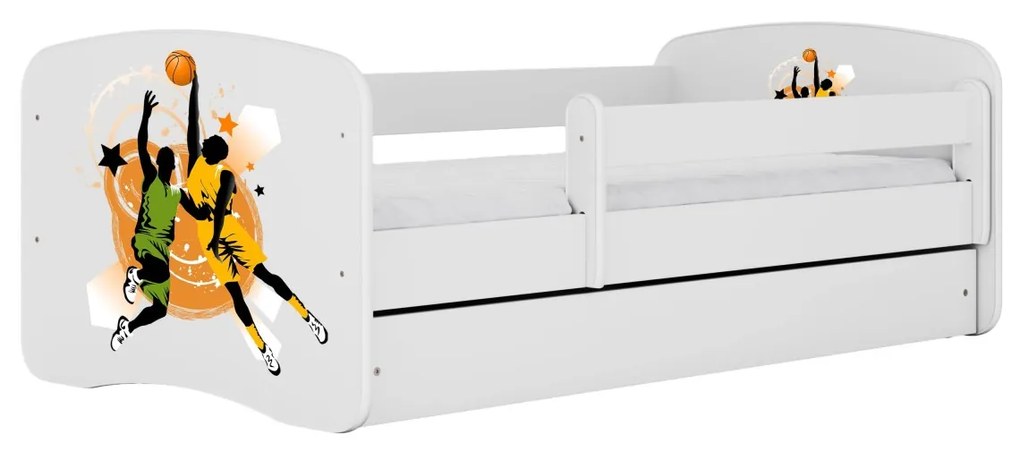 Dětská postel Babydreams basketball bílá