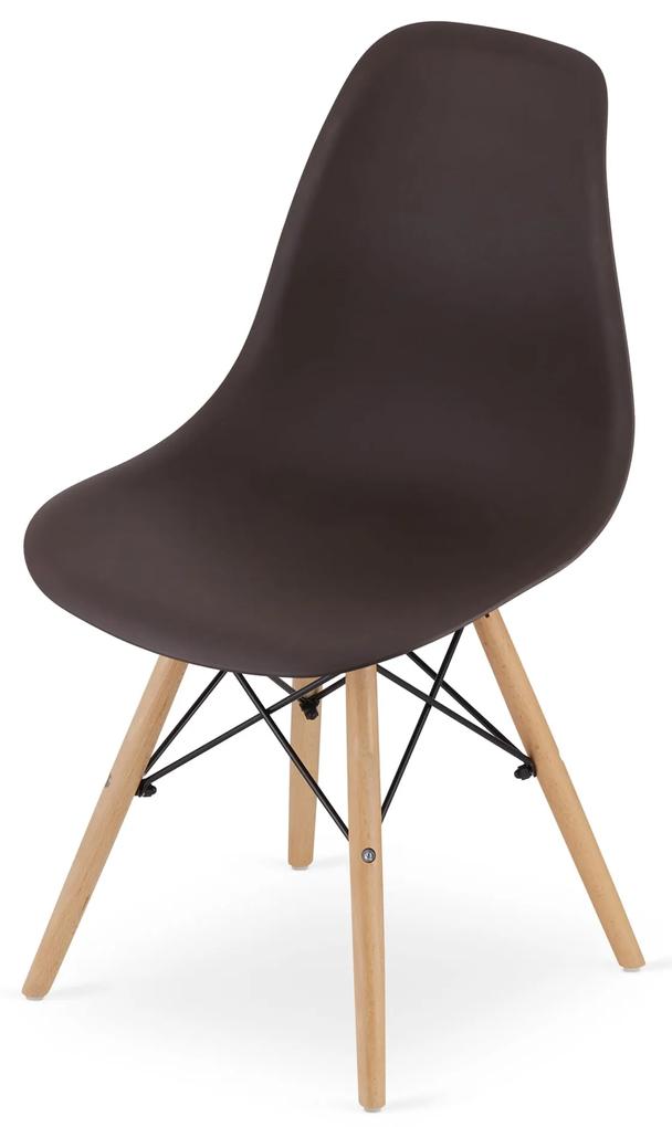 Dekorstudio Dizajnová stolička ENZO L hnedá Počet stoličiek: 2ks