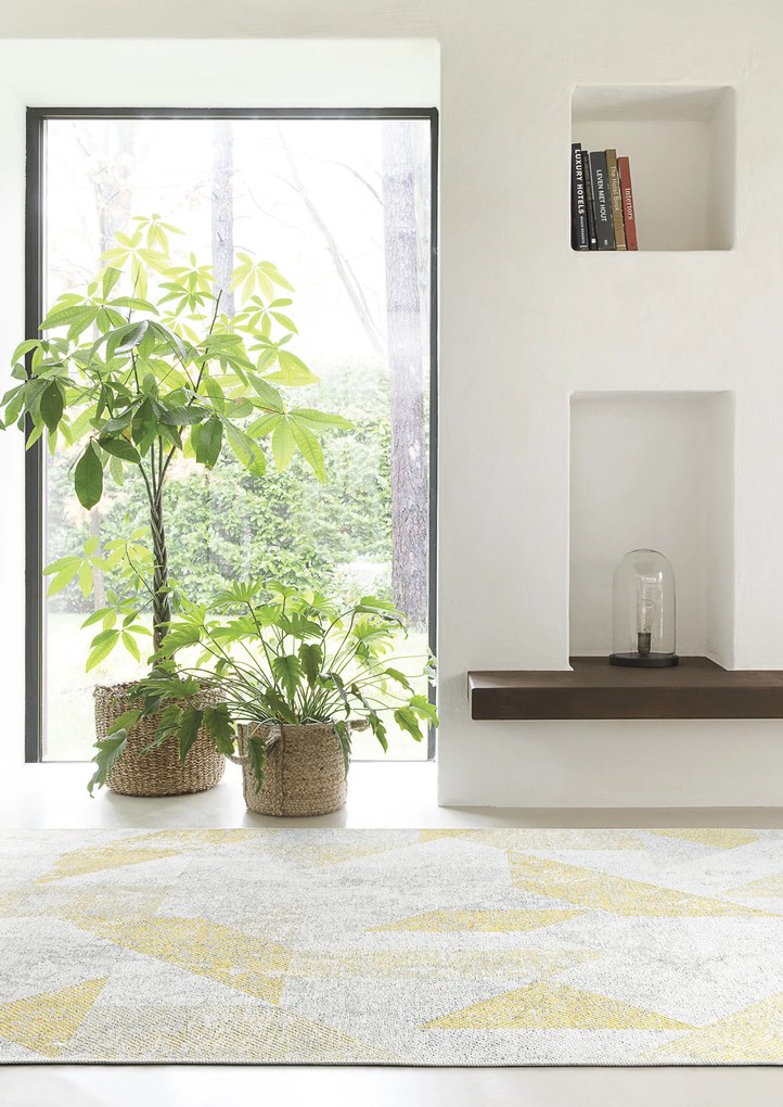 Osta, Kusový koberec Origins 50510 / C700, 200x300, žltá, obývacia izba