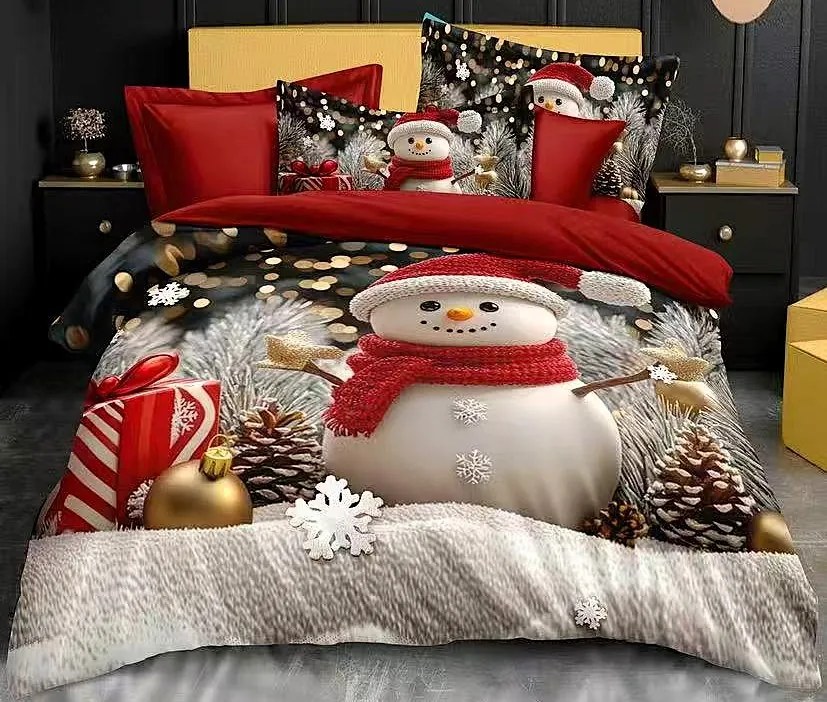 Obliečky Vianočný čas A Bavlna 7-dielna súprava