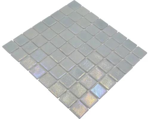 Sklenená mozaika VP55384PUR štvorcová ECO Shell MYSTIC 38 PUR 31,6x31,6 cm