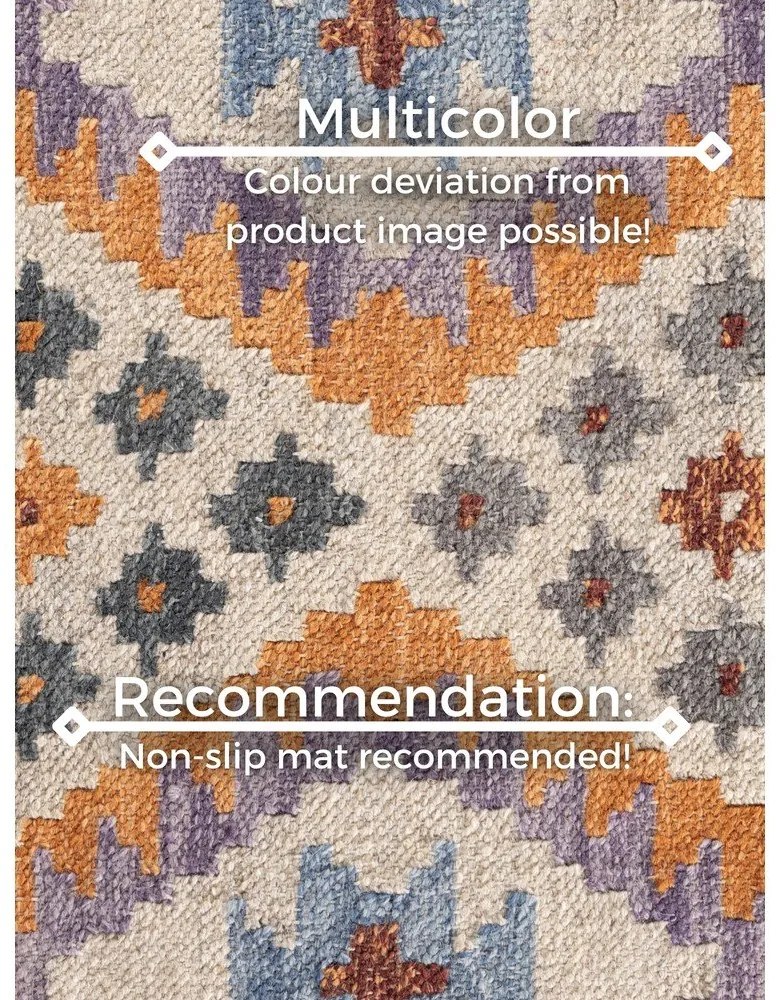 Obojstranný ručne tkaný vlnený koberec 120x170 cm Kamal Oasis – Nouristan