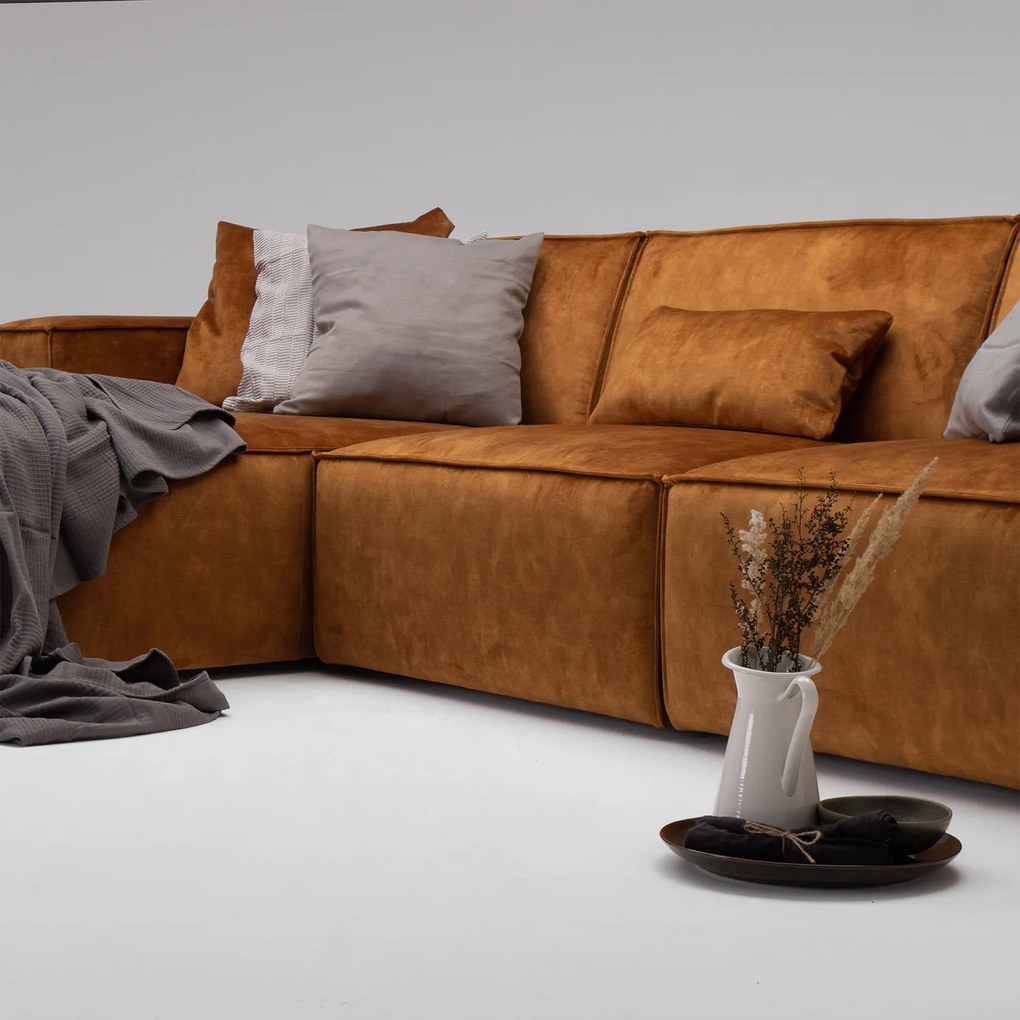 PROXIMA.store - Rohová sedačka GAREDO MINI TYP ROHU: Pravý, SKUPINA LÁTOK: Skupina 4