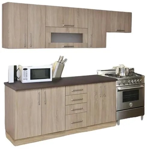 Kuchynská linka Ada 180/240, dub sonoma