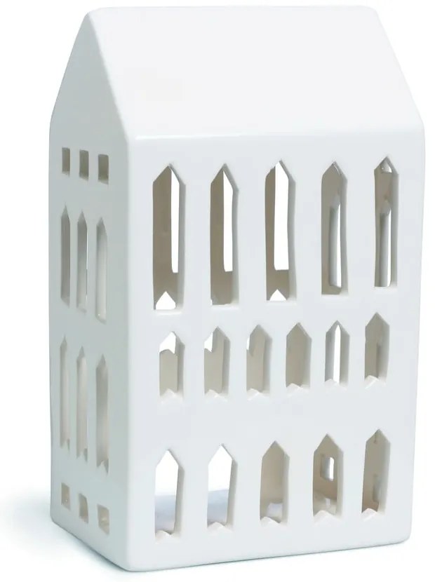 Biely keramický svietnik Kähler Design Urbania Lighthouse Church