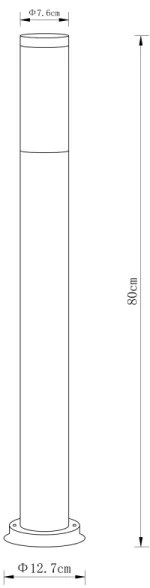 Globo 31588A - Vonkajšia lampa BOSTON 1xE27/60W/230V