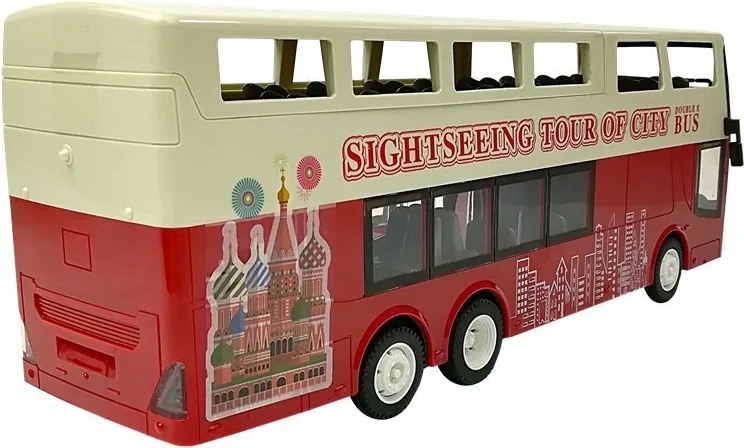 Double E Diaľkovo ovládaný R/C 2.4G podlahový autobus 1:18