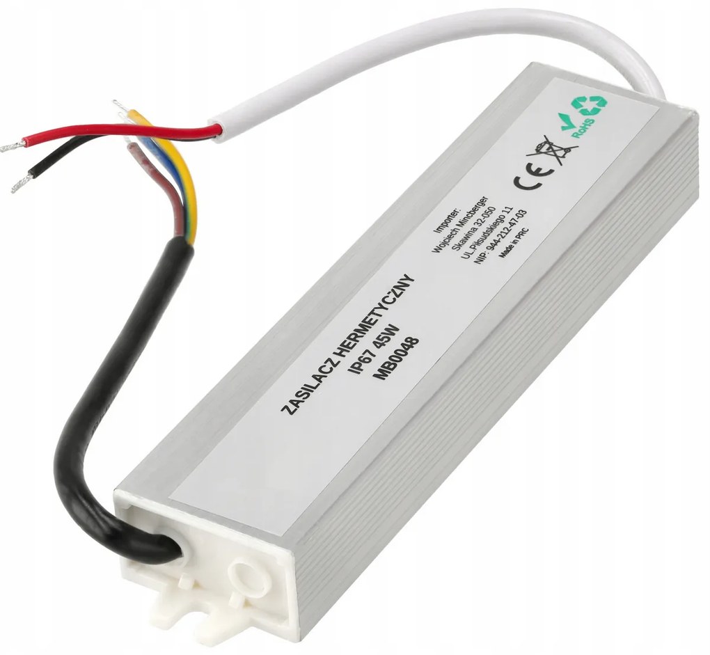 BERGE Zdroj, trafo 3,75A 45W vodotesný pre LED pásky