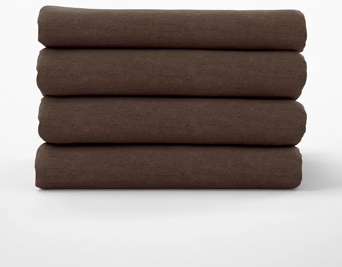 Plachta bavlnená klasik  140x240 cm tmavo hnedá