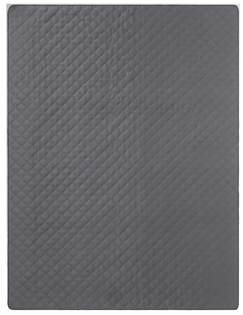 MERADISO® Deka na posteľ s prešívaním, 260 x 270 cm (antracitová), šedá  (100305821) | BIANO
