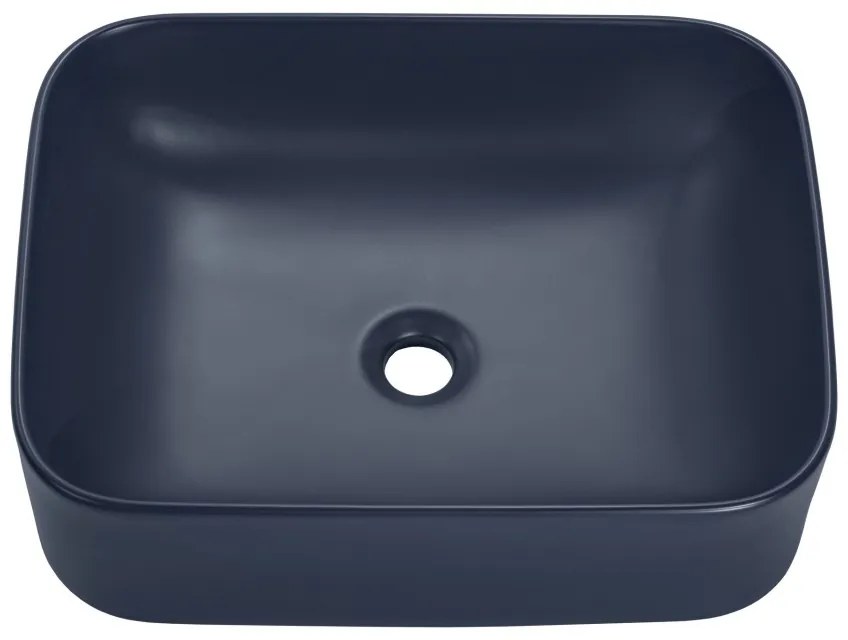 Umývadlo na dosku Kama 50 cm modré