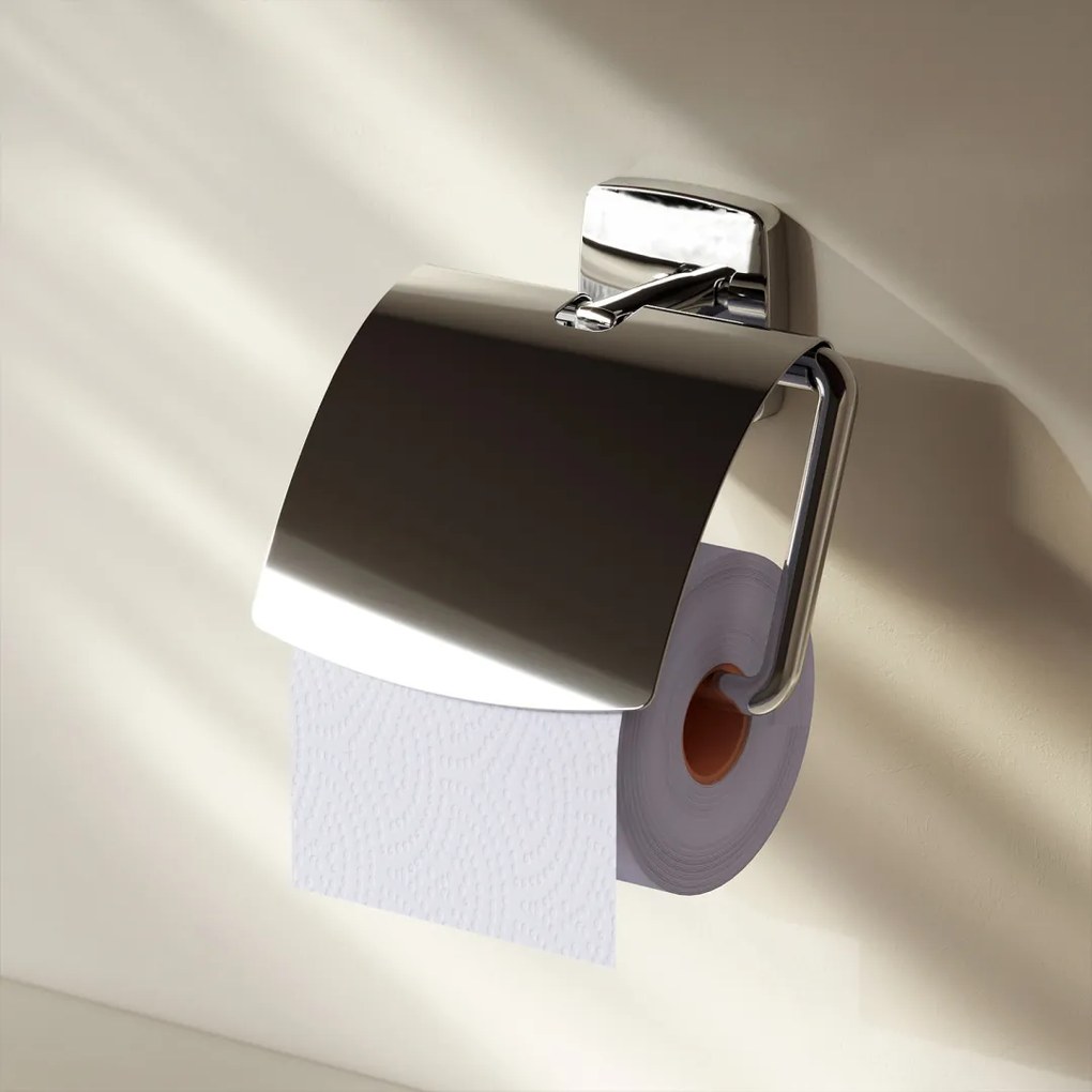 Držiak na toaletný papier AM.PM Gem AGA341400 s vekom, chróm