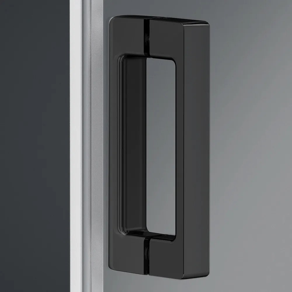 Roth Štvorcový alebo obdĺžnikový sprchový kút CI PIG+CI FXG, čierny elox - bez vaničky ROTH-Variant: šírka dverí: 90 cm, šírka pevnej steny: 100 cm, …