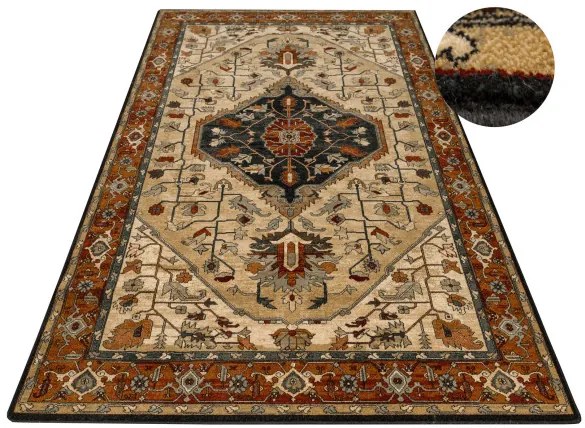Koberec Polonia Serapi Ornament svetlý rubín