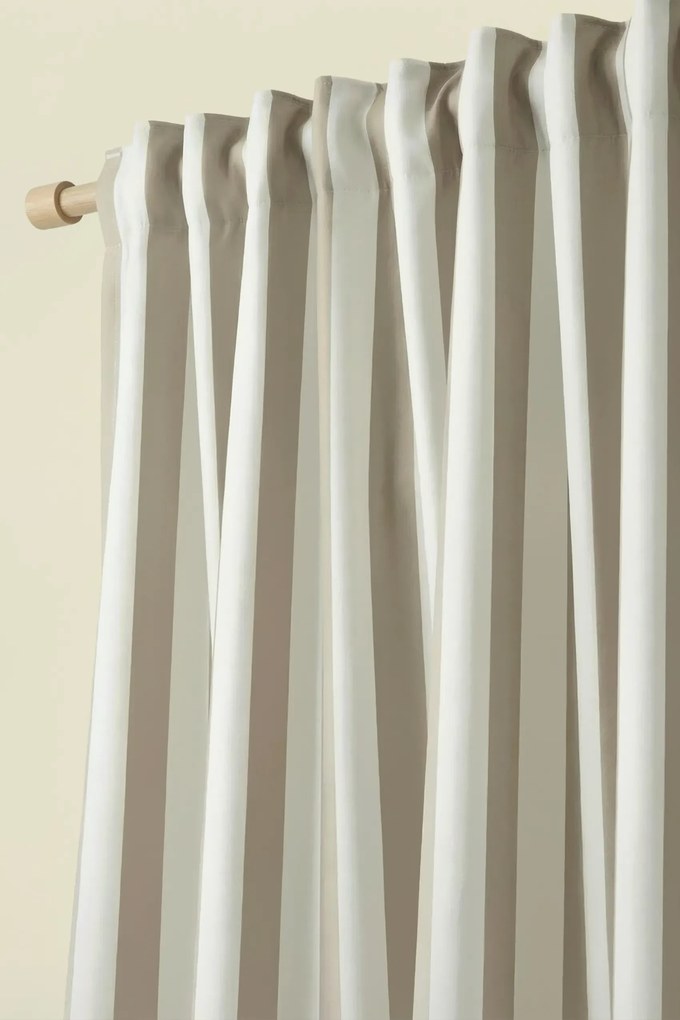 Záves TARAS STRIPES béžový 140x220 cm