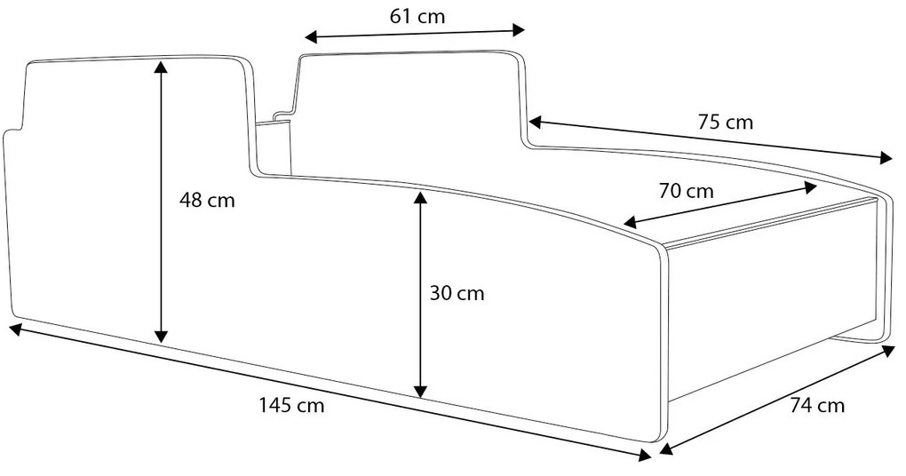 Detská posteľ 140x70 cm. Akcia -18%. Vlastná spoľahlivá doprava až k Vám domov. 1052138