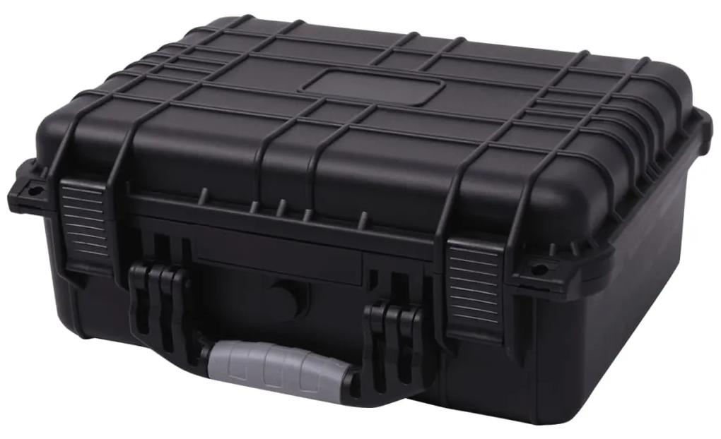 vidaXL Ochranný kufrík na náradie, 40.6x33x17.4 cm, čierny