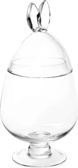 Podnos PRATA so skleneným vekom v tvare zajačích uší 845050