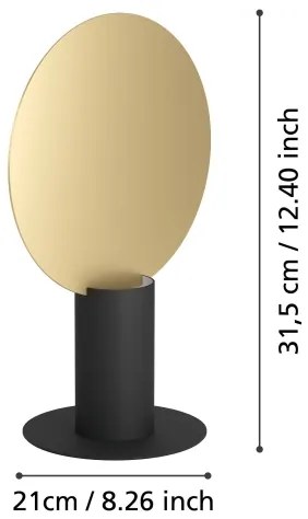 Eglo 900403 - LED Stolná lampa SARONA 1xGU10/4,5W/230V 3000K