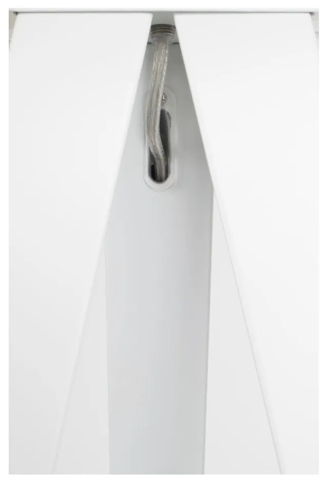 Biela stojacia lampa Zuiver Tripod, ø 50 cm