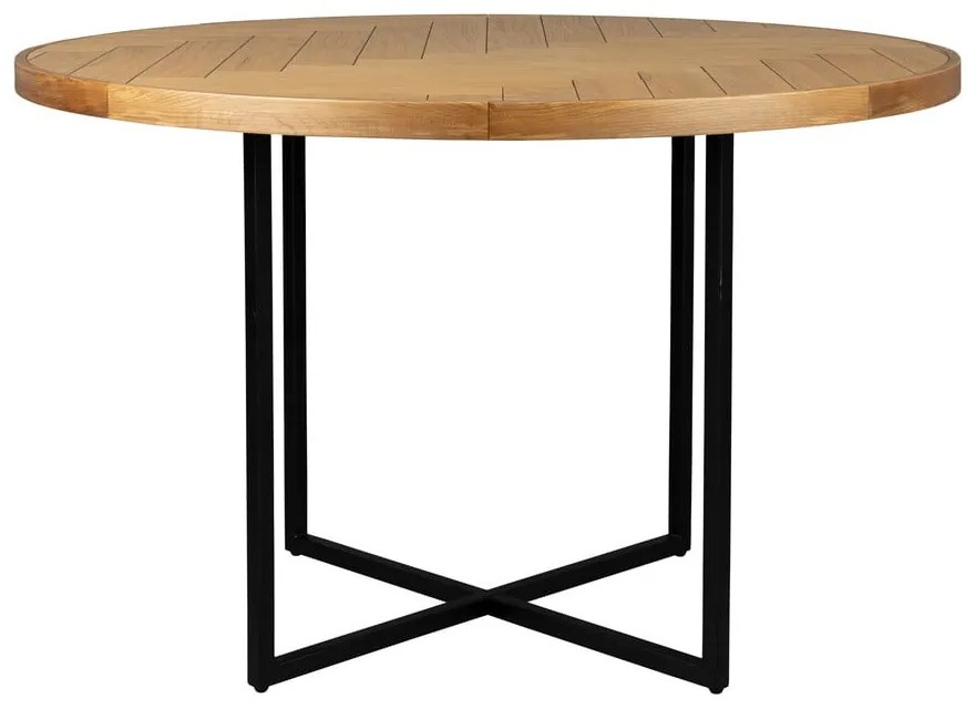 Okrúhly jedálenský stôl s doskou v dubovom dekore ø 120 cm Class – Dutchbone